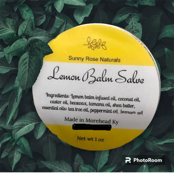 Lemon balm salve/lip balm 1 oz