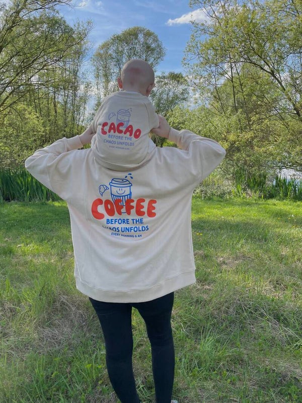 Sweatshirt beige cacao matchy Mama