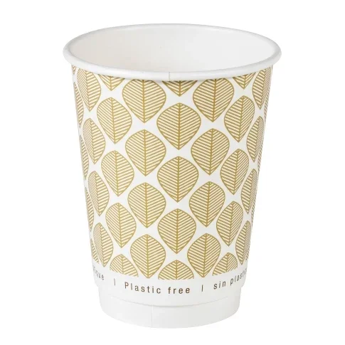 VASO DE PAPEL DOBLE PARED SIN PLASTICO 8oZ