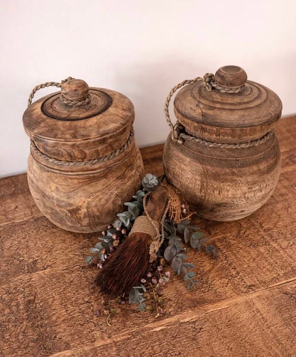 Houten pot klein