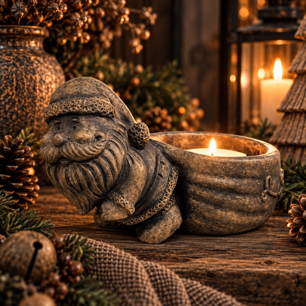 Brynxz kerstman waxinelichtje
