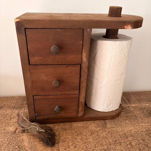 Houten Keukenrol houder