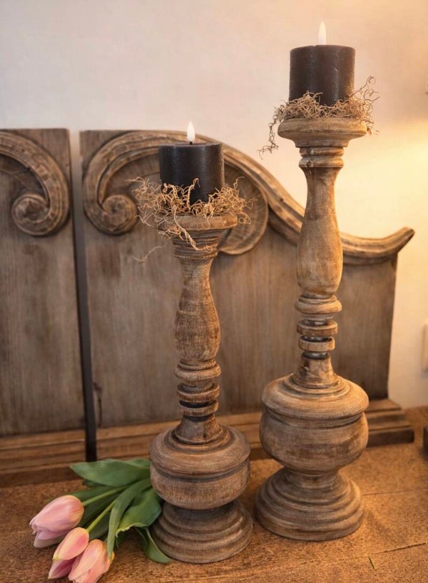 Grote robuuste kandelaars set