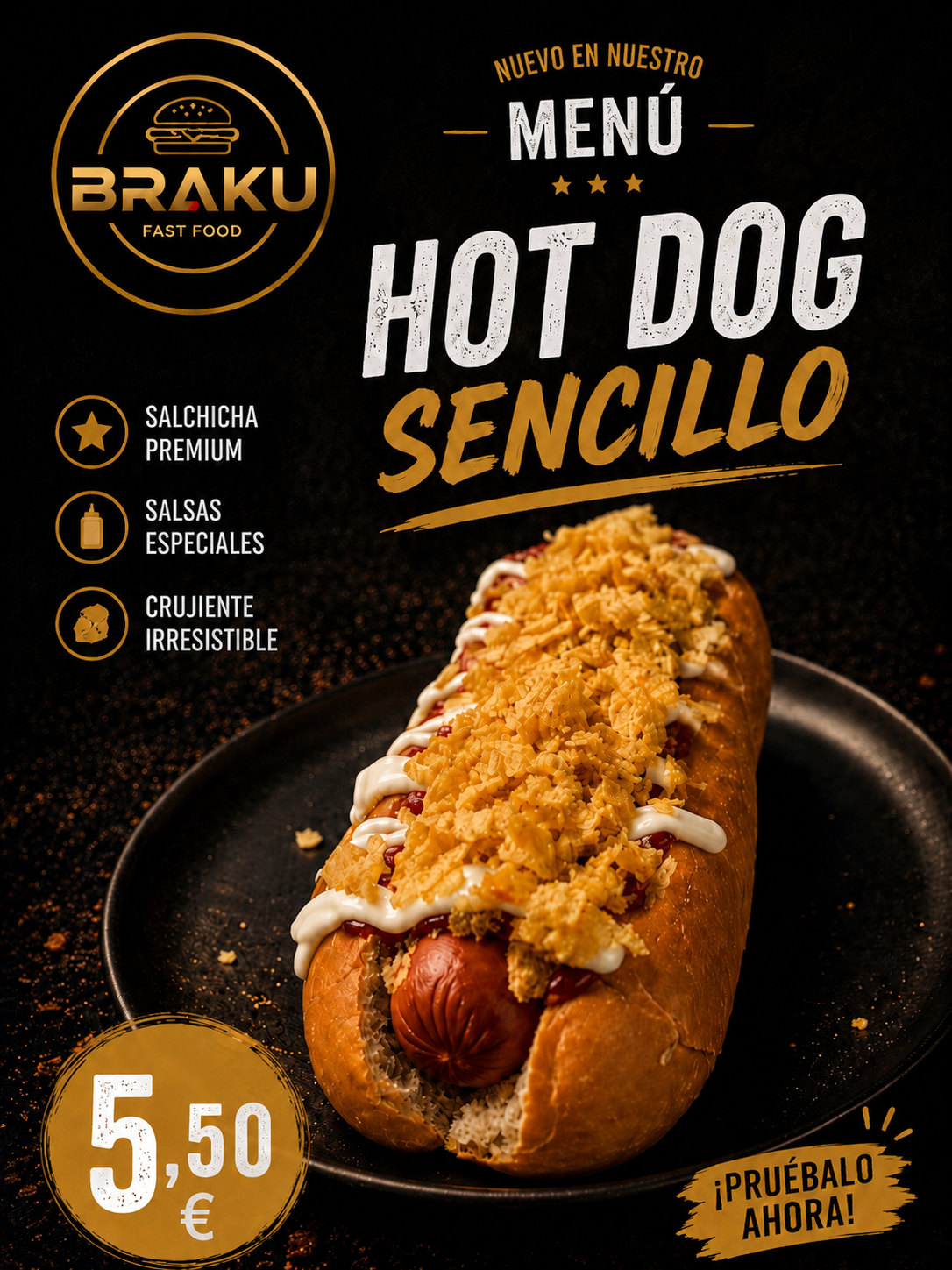 Hot dog sencillo