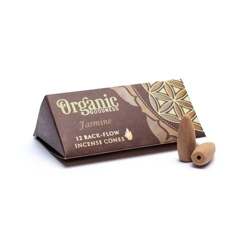 Organic Goodness backflow wierookkegels - Jasmijn.