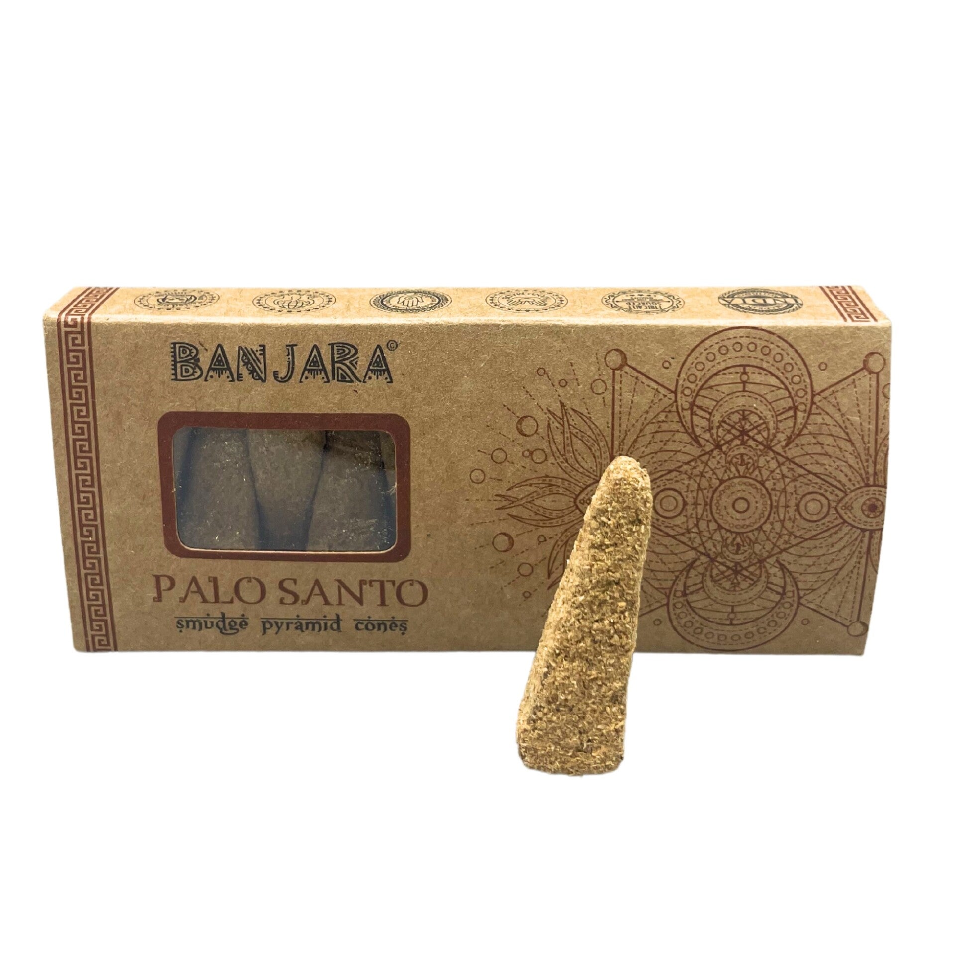 Banjara Smudge Pyramid Cones - Palo Santo.