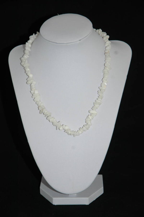 Splitketting - Aventurijn. (wit)