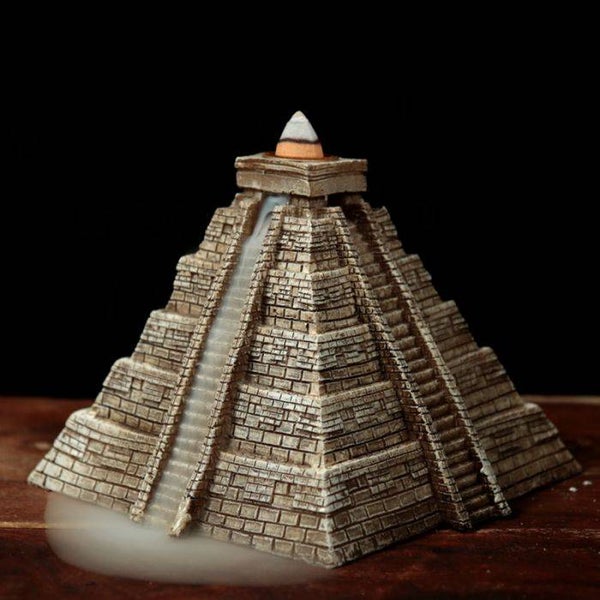 Azteekse Pyramide Backflow Wierookhouder.