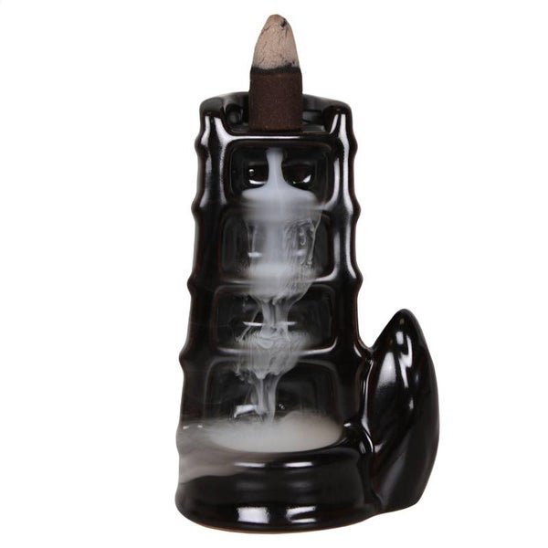 Split Bamboo Fountain Backflow Incense Burner.
