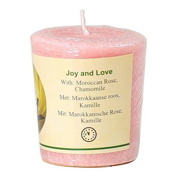 Chill-out geurkaarsje - Joy and Love.