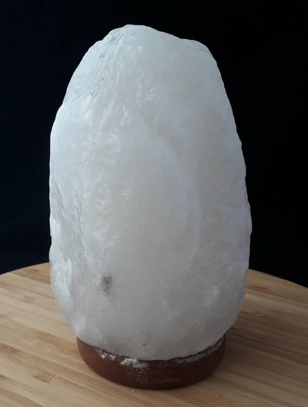 Witte zoutlamp. (3245 gr) - (nr:3)