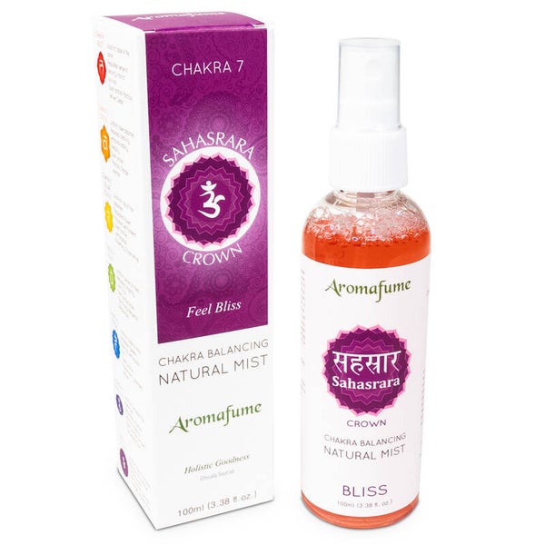 Luchtverfrisser Sahasrara 7e chakra spray.