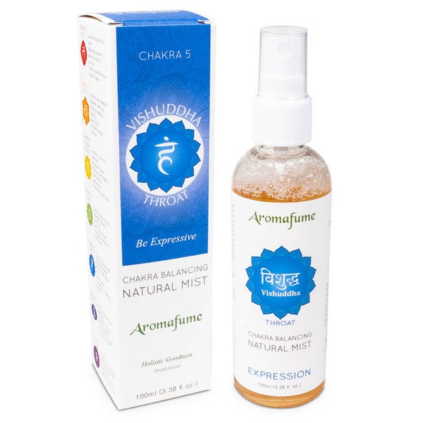 Luchtverfrisser Vishuddha 5e chakra spray.
