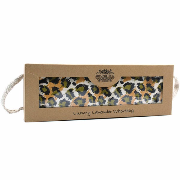 Luxe Lavendel Tarwezak in Geschenkdoos - Night Leopard.