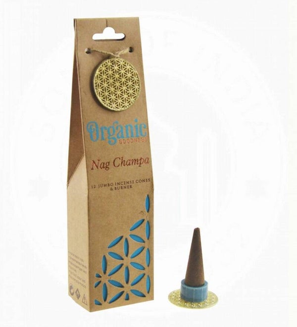Organic Goodness Cones - Nag Champa.