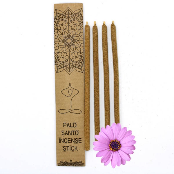Premium handgerolde wierookstokjes - Palo Santo & Violet. (Gerbera)
