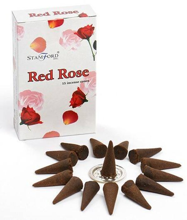 Stamford Cones - Red Rose.