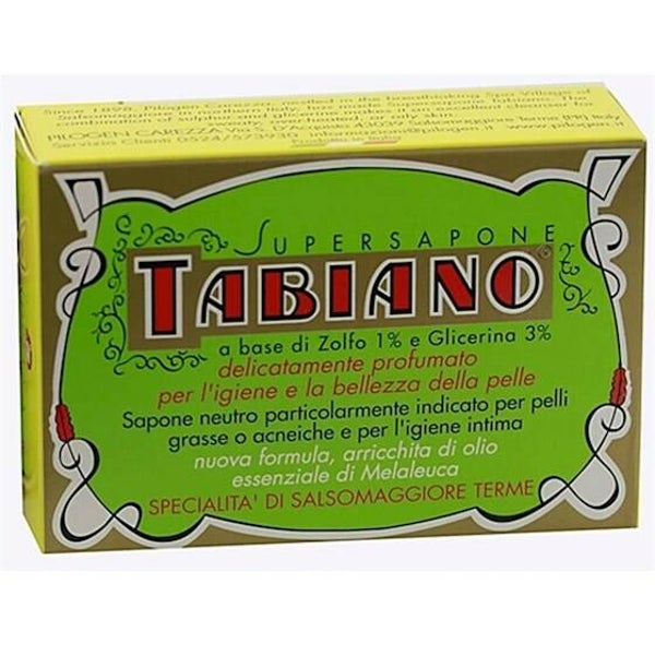 Tabiano biosulfur zeep.