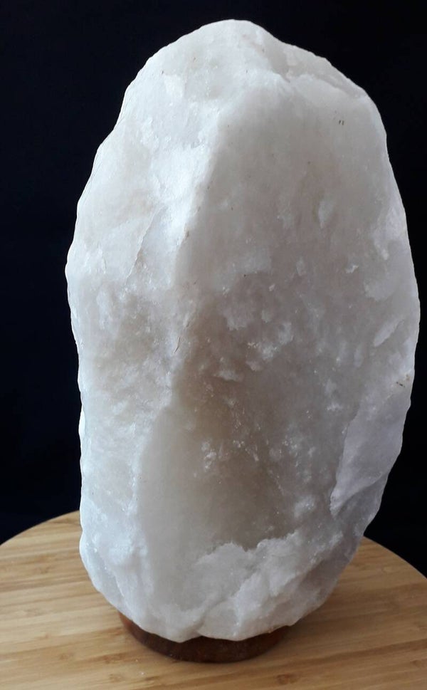 Witte zoutlamp. (12000 gr) - (nr:5)