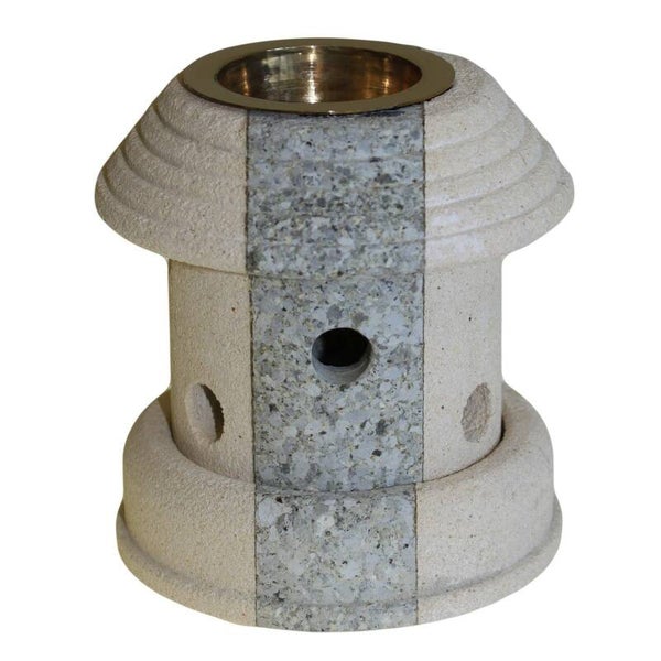 Zandstenen Oliebrander - Combo Lantern.