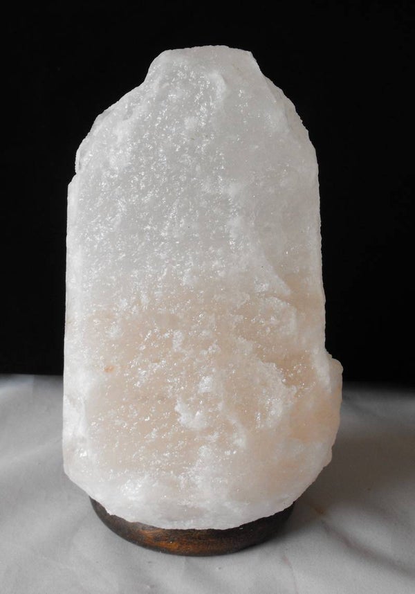 Witte zoutlamp. (3129 gr) - (nr:1)