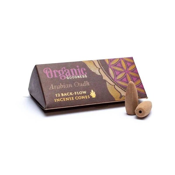 Organic Goodness backflow wierookkegels - Arabische Oudh.