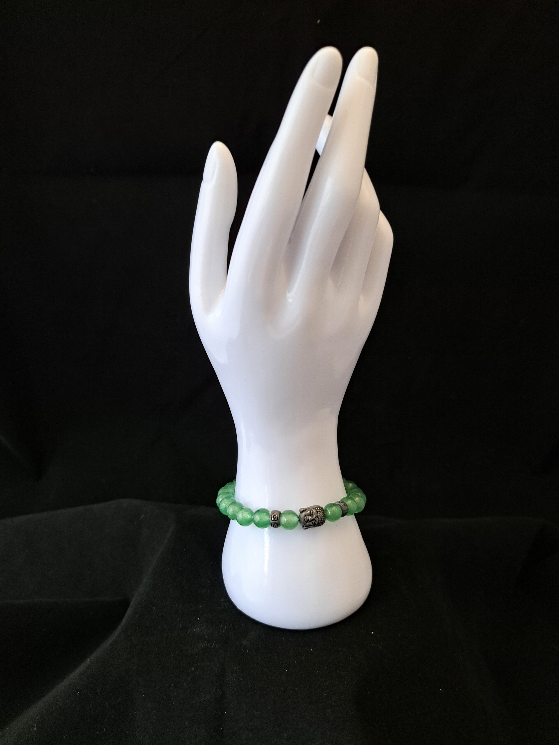 Armband - Groene Jade.