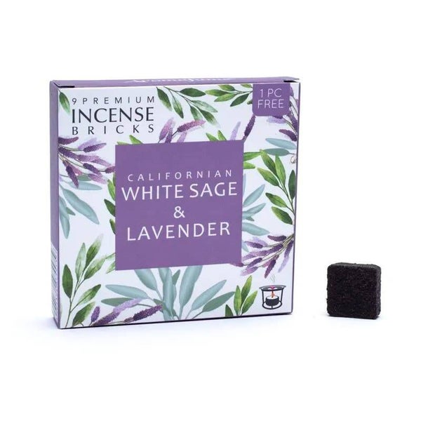 Wierookblokjes - Witte salie & Lavendel.