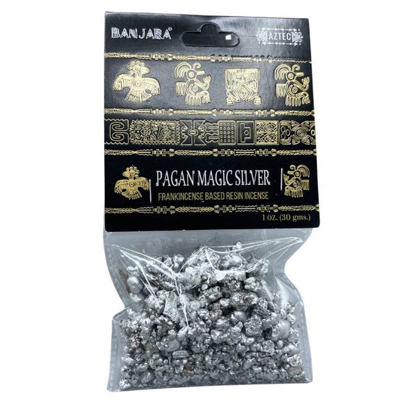 Banjara Tree Resin Incense - Pagan Magic Silver.