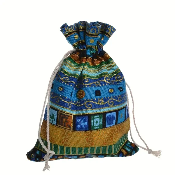 Bohemian cadeauzakjes met trekkoord.