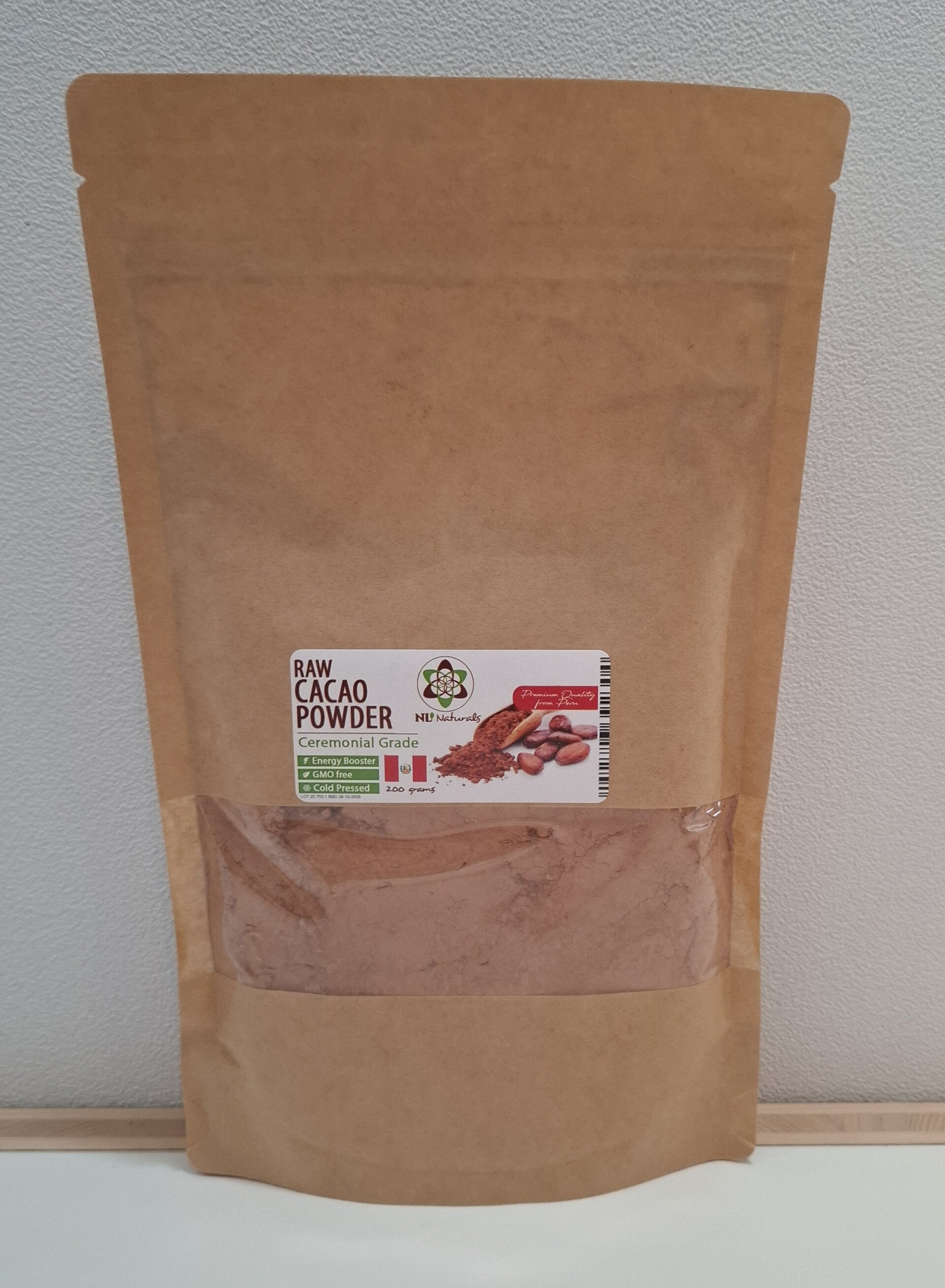 Ceremoniële Cacao Poeder uit Peru.