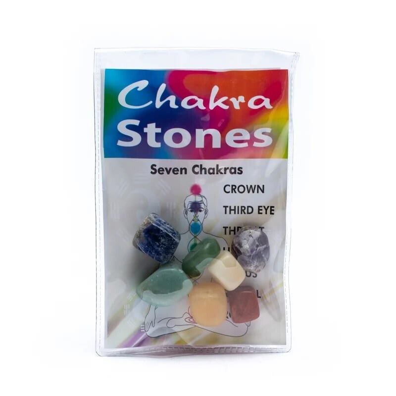 Plastic Zakje - 7 Chakra steentjes.