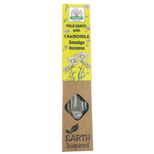 Earth Inspired Smudge Incense - Palo Santo with Chamomile.