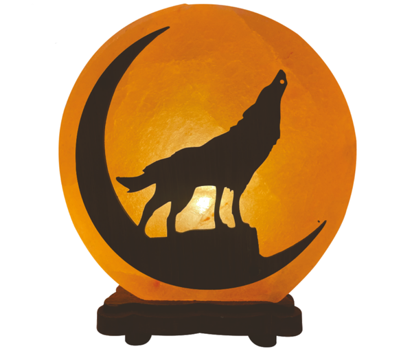 Himalaya Zoutlamp - Wolf.