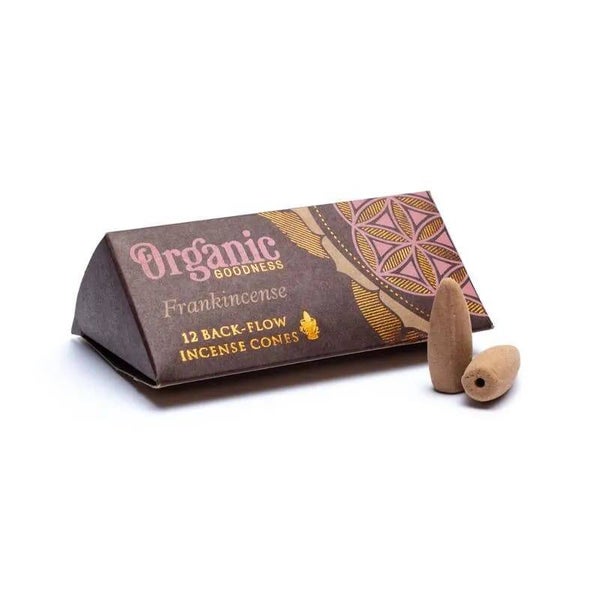 Organic Goodness backflow wierookkegels - Frankincense.