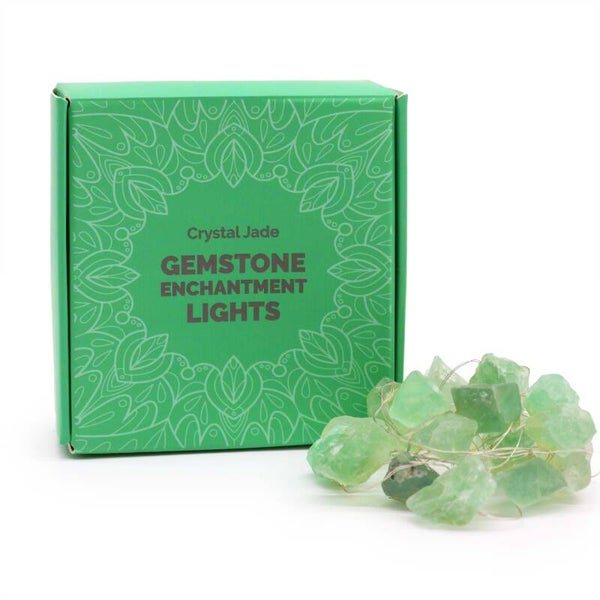Natuurlijke Decoratieve Edelsteen LED-lichtsnoer - Crystal Jade.