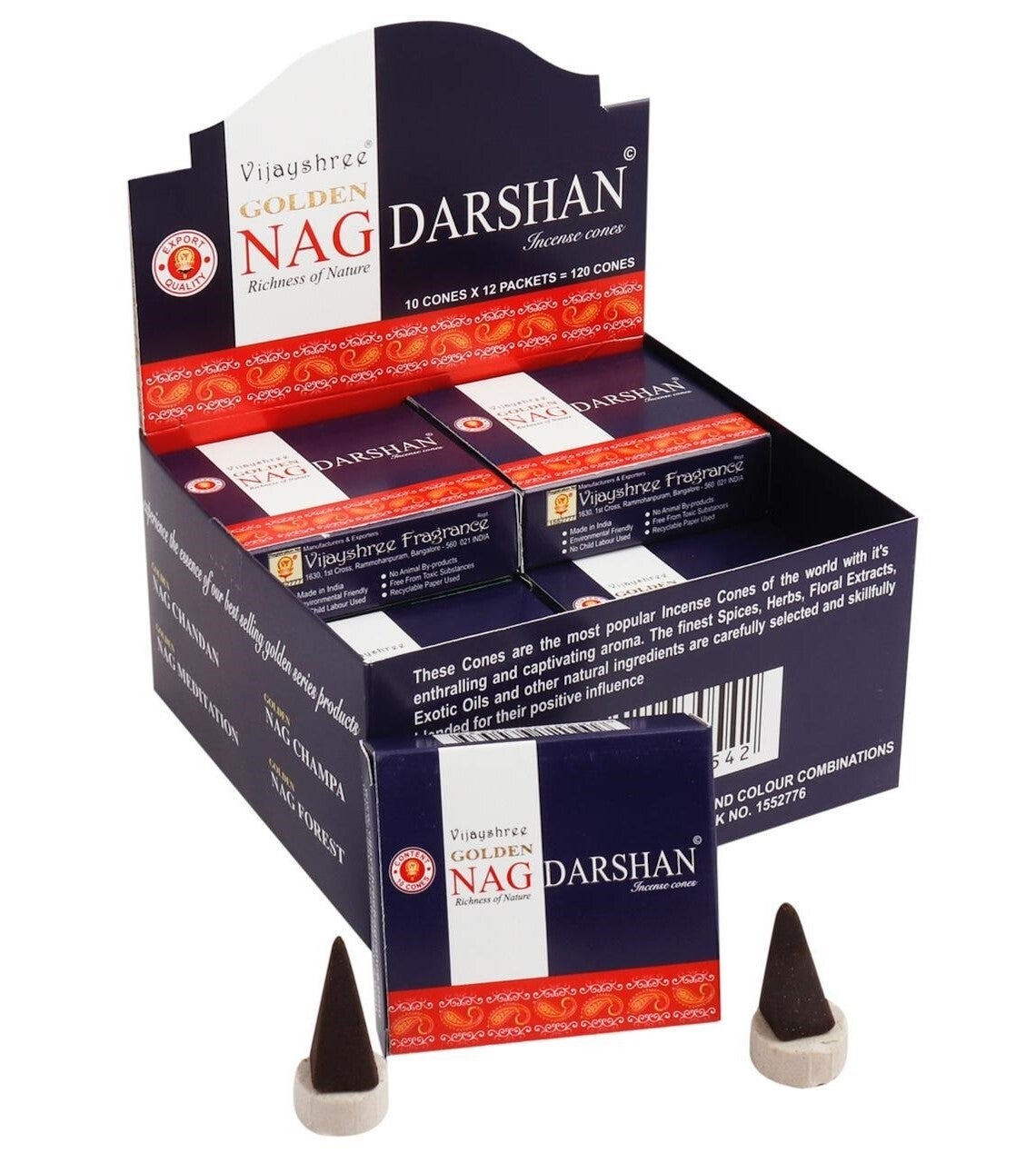 Golden Nag Cones - Darshan.