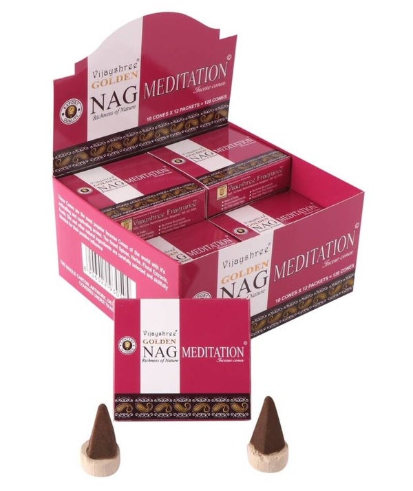 Golden Nag Cones - Meditation.