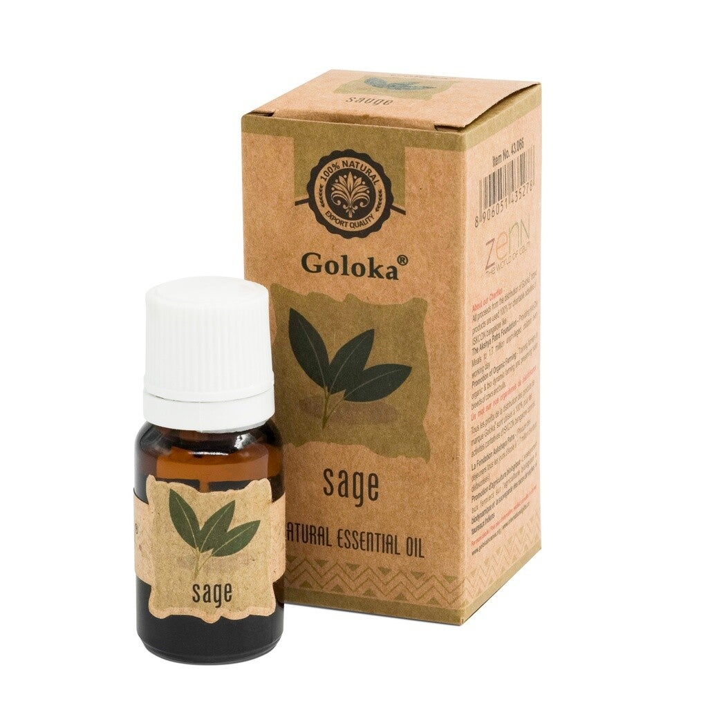 Goloka Natural Essential Oil - Sage.