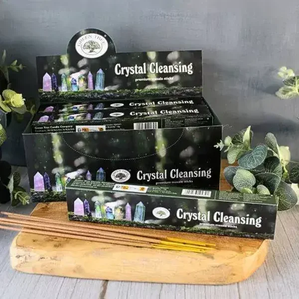 Green Tree - Crystal Cleansing.