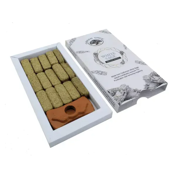 Green Tree Smudge Bricks - White Sage.