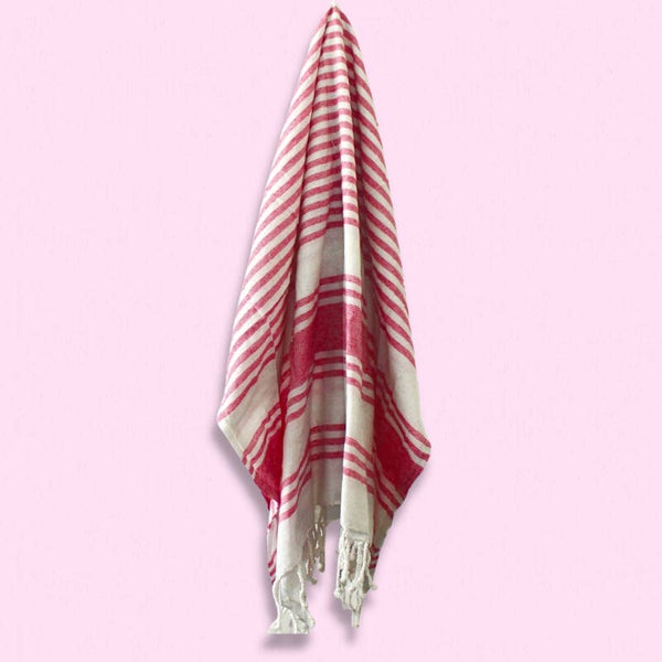 Hamam Spa Handdoek - Sunset Pink.