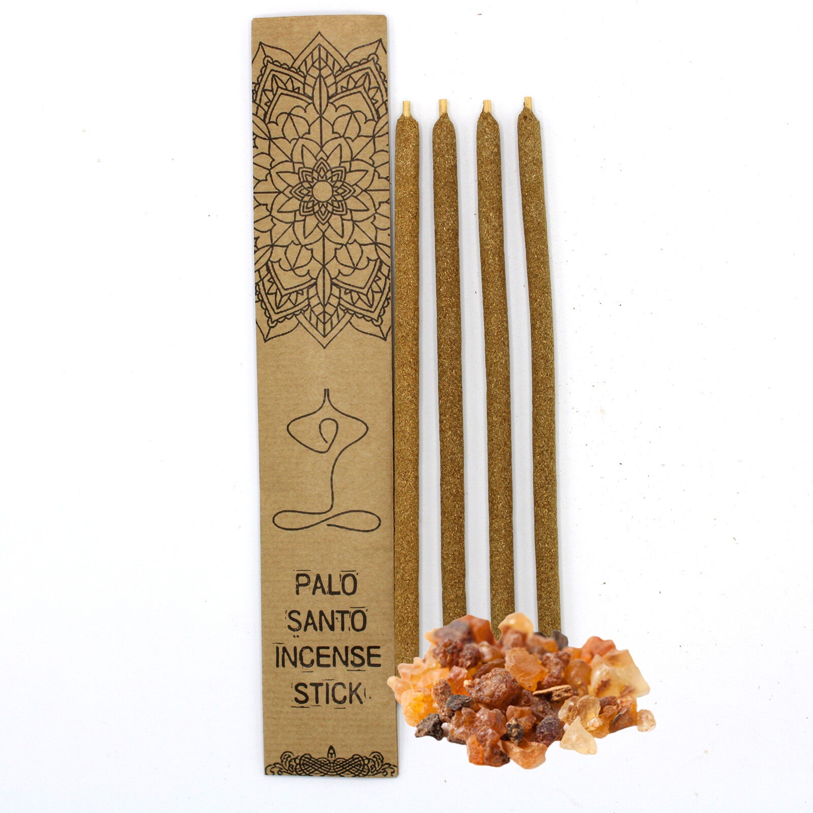 Premium handgerolde wierookstokjes - Palo Santo & Mirre.