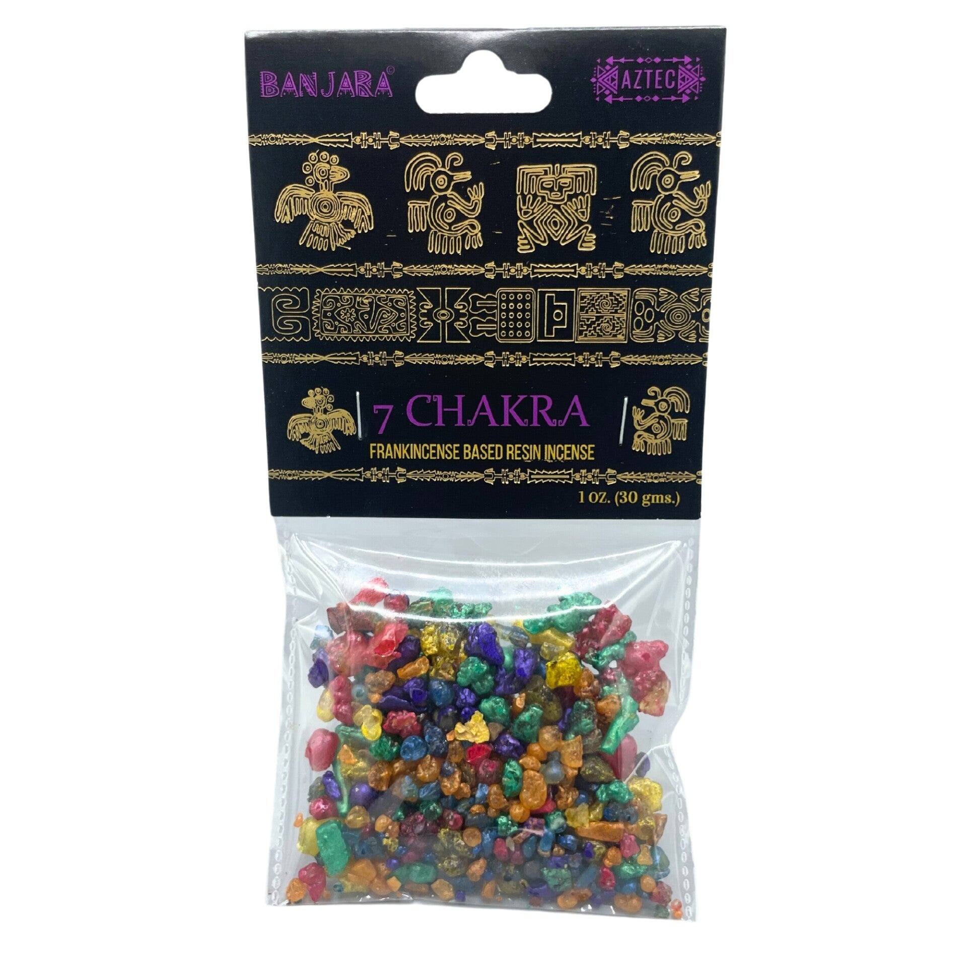 Banjara Tree Resin Incense - 7 Chakra.