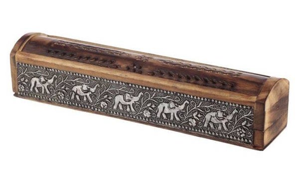 Wierookhouder - Olifant. (met glijdeksel)