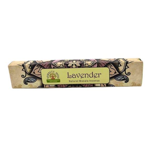 Natural Namasté Mandala Masala Incense – Lavender.