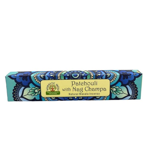 Natural Namasté Mandala Masala Incense – Patchouli with Nag Champa.