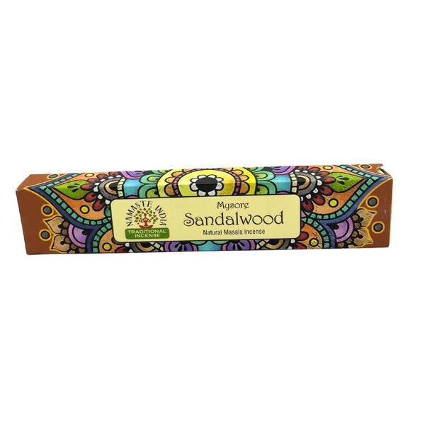 Natural Namasté Mandala Masala Incense – Sandalwood.