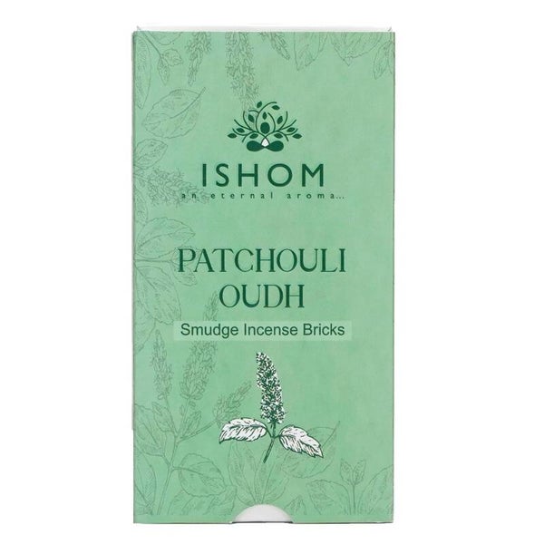 Natural Incense Smudge Bricks and Burner - Patchouli Wood.
