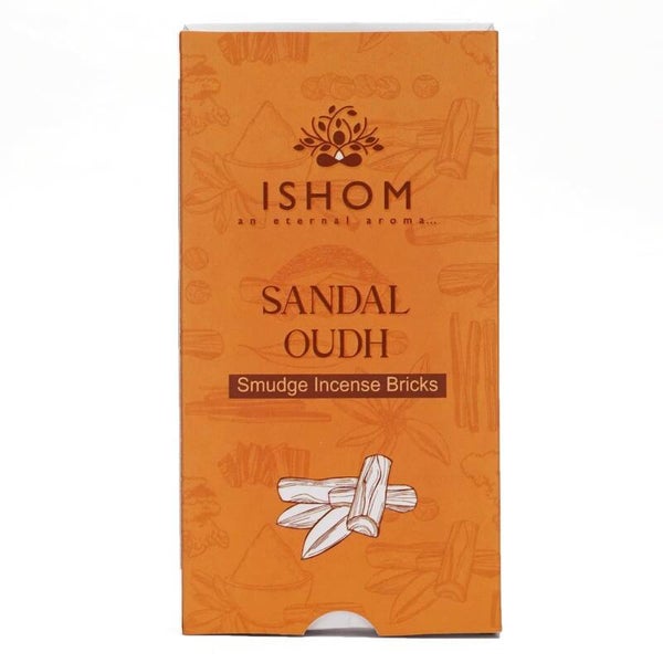 Natural Incense Smudge Bricks and Burner - Sandal Wood.